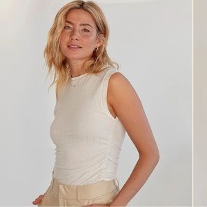 Grey State Bea Top in Off White